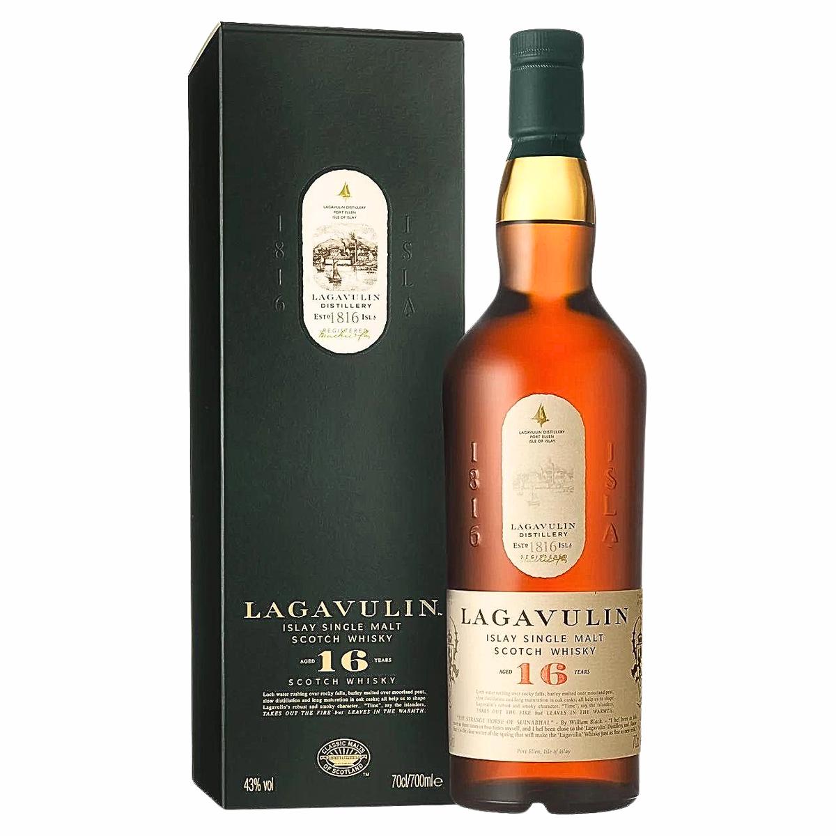 -  -  Lagavulin 16 Year Old Single Malt Scotch Whisky 43%