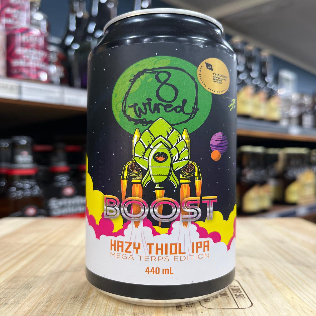 8 Wired Boost Hazy Thiol IPA Mega Terps Edition 440ml Can